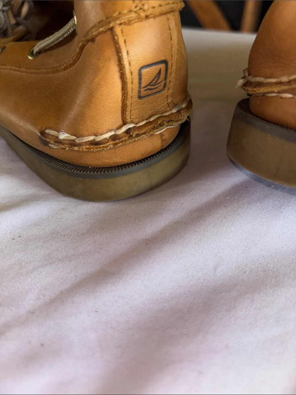Sperry Men’s Cognac Leather Boat Shoes